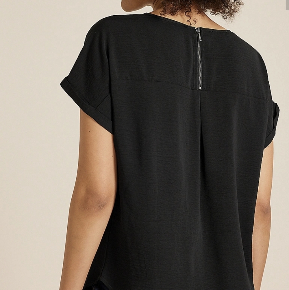 Women's Zipper Back Top - Picture 5 of 7